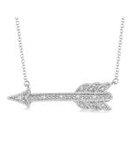Silver Arrow Diamond Fashion Pendant
