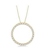 Victoire Grandeur Circle Diamond Pendant