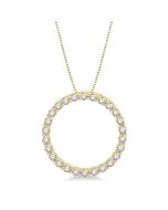 Quill Celestia Circle Diamond Pendant