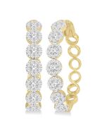 Shine Bright RaAe 14K White Gold Diamond Earrings