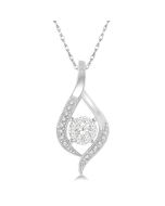 Lyric Riviera Round Shape Shine Bright Diamond Pendant