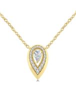 Harbor Orion Pear Shape Art Deco Diamond Fashion Pendant