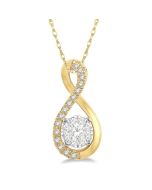 Artemis Round Shape Shine Bright Diamond Pendant