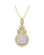 Seraph Victoire Round Shape Shine Bright Diamond Pendant