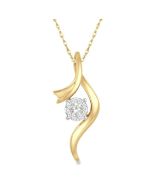Vellum Gale Round Shape Shine Bright Diamond Fashion Pendant