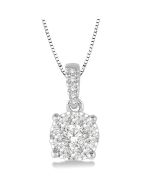Kalliope Round Shape Shine Bright Essential Diamond Pendant