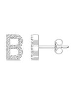 PhoOraRa VelCelAe 14K White Gold Diamond Earrings