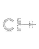 ElVerPho 14K White Gold Diamond Earrings