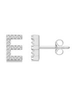 MirLysLys 14K White Gold Diamond Earrings