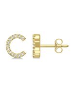 OnIonAr LinAeLo 14K White Gold Diamond Earrings