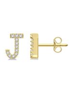 NoVerXe 14K White Gold Diamond Earrings