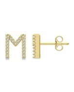 VelLuxVio 14K White Gold Diamond Earrings