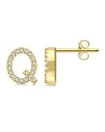 IonArAe IsLuxTh 14K White Gold Diamond Earrings