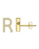 LysDorSol ElNoVer 14K White Gold Diamond Earrings