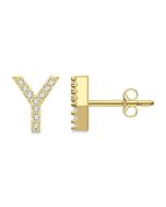 LoArAr 14K White Gold Diamond Earrings