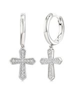VerElCel 14K White Gold Diamond Fashion Earrings