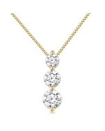 Fable Allure 3 Stone Diamond Fashion Pendant