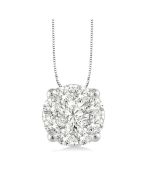 Tivoli Serenade Round Shape Shine Bright Essential Diamond Solitaire Pendant