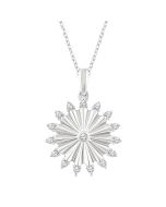 Symphony Orion Circle Fluted Diamond Fashion Pendant