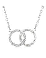 Haven Nimbus Circle Interlock Petite Diamond Fashion Pendant