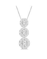Kaia Penrose Round Shape Past Present & Future Shine Bright Essential Diamond Pendant