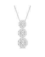 Yvaine Regalia Round Shape Past Present & Future Shine Bright Essential Diamond Pendant