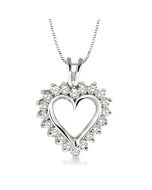 Ultramarine Zephyr Heart Shape Diamond Fashion Pendant