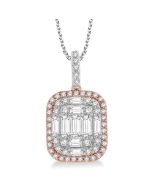 Dione Nyx Halo Fusion Diamond Pendant