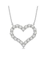 Orion Seraph Heart Shape Diamond Pendant