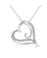 Celestia Cyra Heart Shape Diamond Fashion Pendant