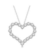 Wynn Zenith Heart Shape Diamond Fashion Pendant