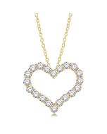 Noblesse Orion Heart Shape Diamond Fashion Pendant