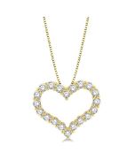 Frost Ophelia Heart Shape Diamond Fashion Pendant