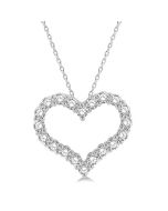 Aria Wren Heart Shape Diamond Fashion Pendant