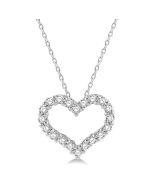 Sabine Willow Heart Shape Diamond Fashion Pendant