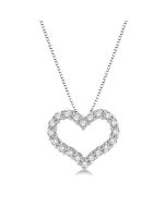 Celestia Juniper Heart Shape Diamond Fashion Pendant