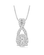 Round Shape Shine Bright Diamond Pendant