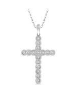 Oleander Freya Cross Diamond Fashion Pendant