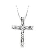 Vellum Saffron Cross Diamond Fashion Pendant