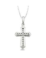 Nerissa Laurel Cross Diamond Fashion Pendant