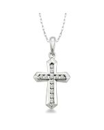 Kalliope Tamarind Cross Diamond Fashion Pendant