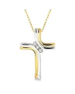Quince Xenia Cross Diamond Fashion Pendant