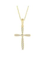 Maia Bellona Cross Petite Diamond Fashion Pendant