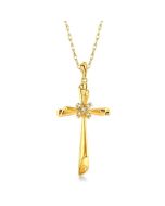 Zinnia Imperial Cross Diamond Fashion Pendant