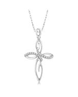 Starling Penrose Cross Diamond Fashion Pendant