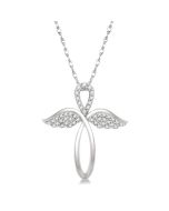Cinder Aquila Angel Wings Cross Diamond Fashion Pendant