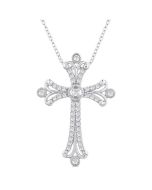 Dione Eclipse Cross Diamond Fashion Pendant