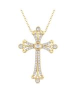  Tivoli Cross Diamond Fashion Pendant