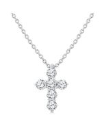 Serenade Juno 6 Stone Cross Diamond Fashion Pendant