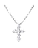 Xenia Quince 6 Stone Cross Diamond Fashion Pendant